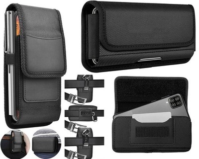 Nylon Belt Clip Holster Carrying Pouch Case For Samsung Galaxy S26 S25 S24 Ultra