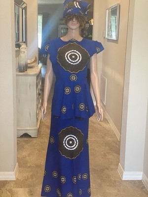 Women s African Ankara Dress. 3 Piece