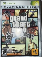 Grand Theft Auto: San Andreas Xbox,360,One,S,X Tested CIB GTA Platinum Hits