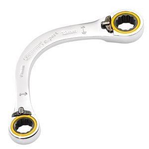 Draper Expert Hi Torq Double Ring Ratchet Half Moon Spanner 10mm x 12mm - Image 4