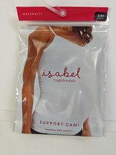 Isabel By Ingrid Isabel Support Cami Womens Small/Medium Black Maternity Shapi
