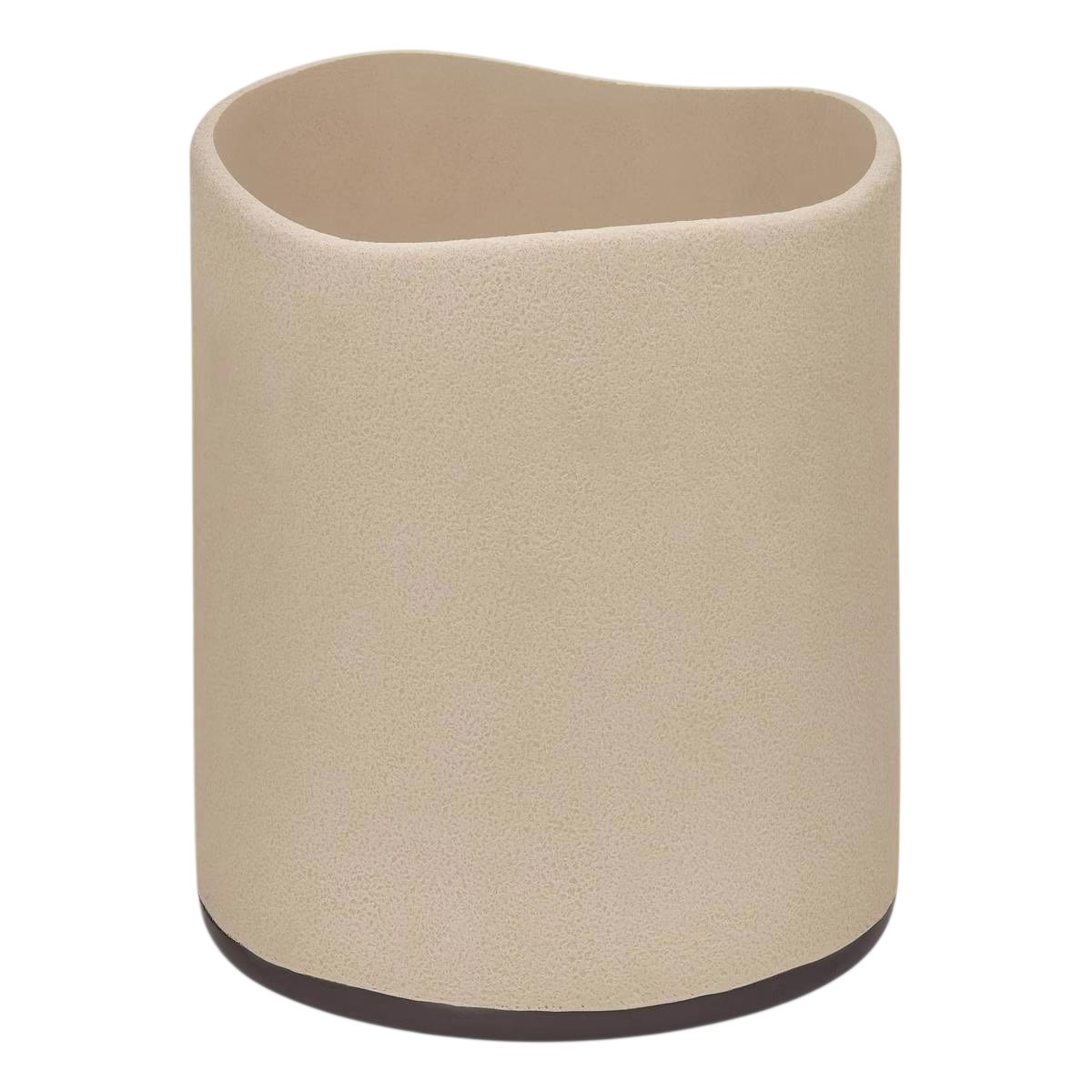 Poubelle de salle de bain petite taille Olea résine beige 5 litres