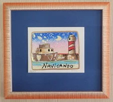 Leo Nisi Silkscreen Navigating