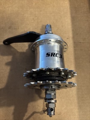 Sturmey Archer Dual Cog 3 Speed Hub SRC3  Very Good Condition
