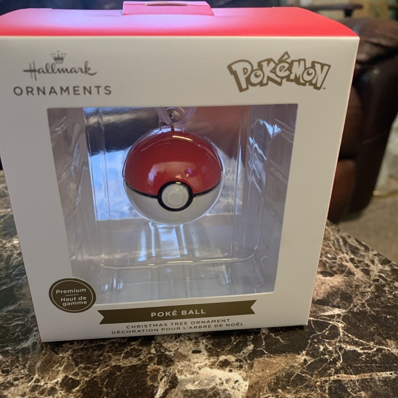 Pokémon Poké Ball Premium Metal Ornament New Factory Sealed Hallmark