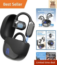 Bluetooth 5.3 Vital Translation Earbuds with Noise Isolation & 8 Hours Battery