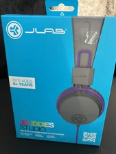Jbuddies Studio Kids Headphones Opened Box Purple •