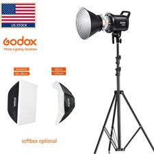 Godox SL60IID 70W LED Video Light LED Studio Light Bowens Mount Softbox Stand