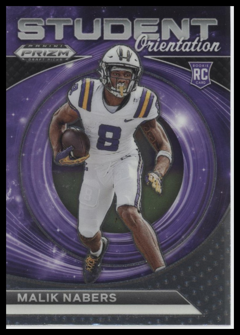 2024 Panini Prizm Draft Picks #SO-MN Malik Nabers Student Orientation