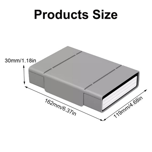 Hard Drive Disk Case 3.5inch Hard Drive Storage Case External Hard Drive Case - Bild 8 von 13