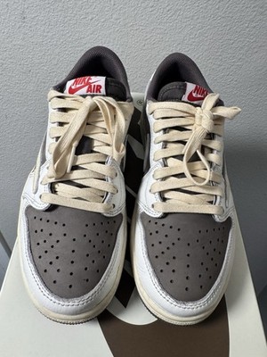 Jordan 1 Low Travis Scott Cactus Jack Reverse Mocha Size 5 USED