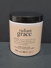 Philosophy Radiant Grace Whipped Body Cr me 20 fl oz Mega Size New Open Jar
