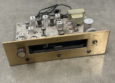 VINTAGE ERIC ELECTRONICS MODEL 3457 MX FM MULTIPLEX TUBE TUNER Powers FOR PARTS