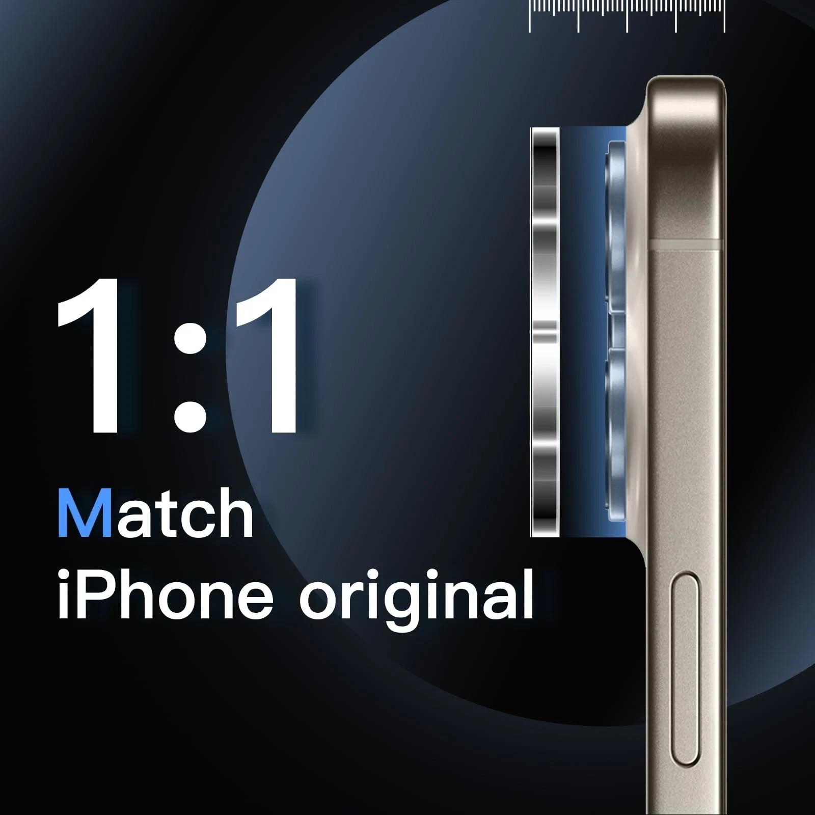 Camera Lens Protector for iPhone 17 Pro Max 6.9-Inch, 9H Tempered Glass, 3-Pack