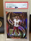 2024 Panini Select Premier Level Jayden Daniels 112 Red-Blue Shock Prizm PSA 10