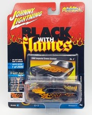 Johnny Lightning - 1966 Imperial Crown Custom - Black With Flames 1 Of 2500 Johnny Lightning - 1966 Imperial Crown Custom - Black With Flames 1 Of 2500