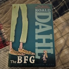 Roald Dahl The BFG Uk-B Format Paperback Juvenile Fantasy Puffin Quentin Blake