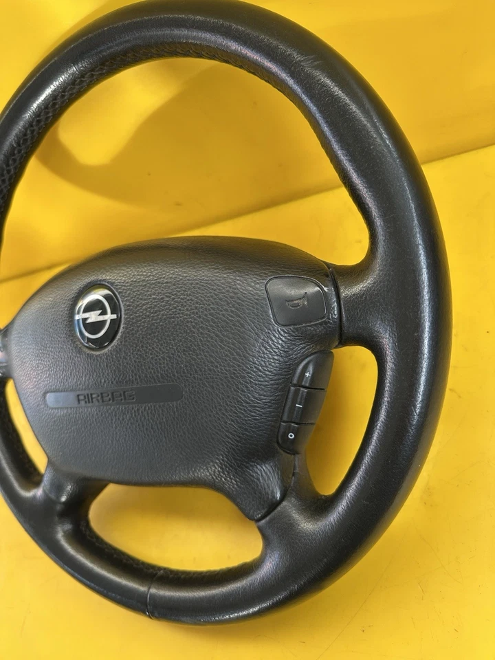 Opel VECTRA B Leder Lenkrad mit Airbag  90539569 - Bild 2 von 4