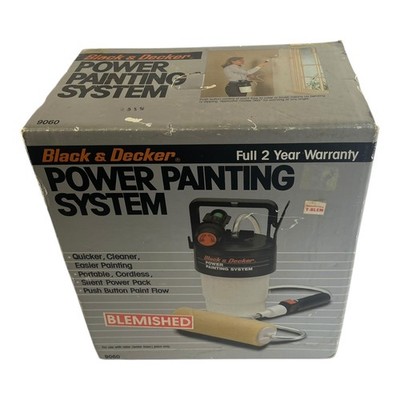 Black & Decker 9060 Power Painting System Cordless Paint Roller w/ Box