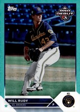 2023 Topps Pro Debut Aqua Foil #PD150 Will Rudy /75