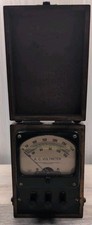 Vintage, Hickok AC Voltmeter Model 481, In Wood Case Untested