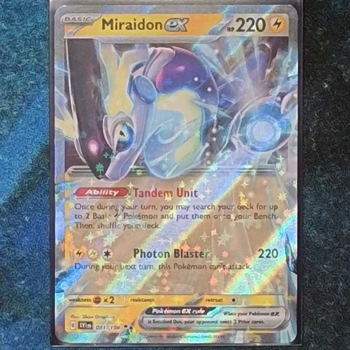 Miraidon ex 081/198 Double Rare Scarlet & Violet Pokemon Holo