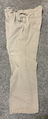 Mens Signature Levi Strauss Tan Work Pants 5 Pocket 34/30 G67 Athletic Fair
