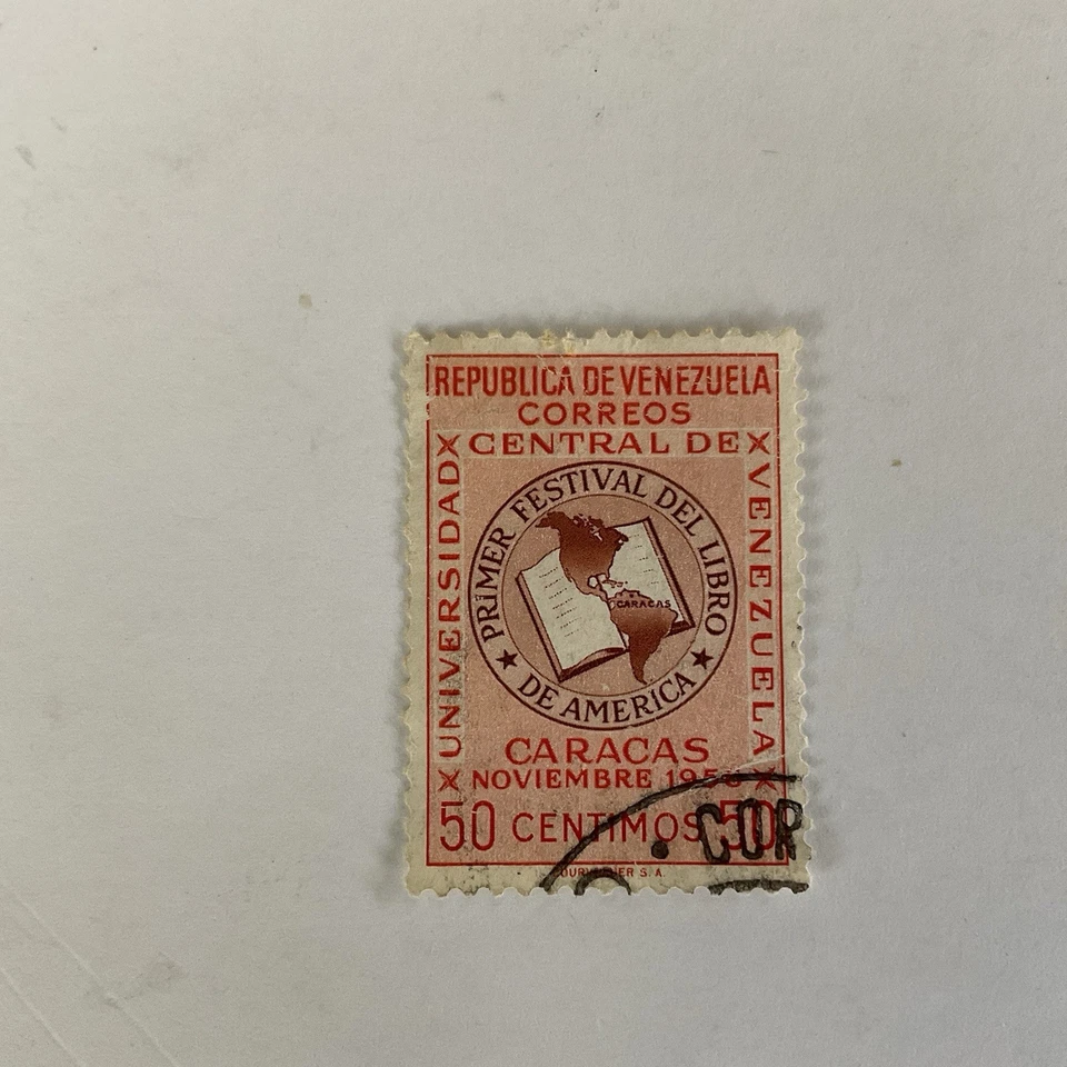 Lot~18 Venezuela stamps~1956-1962~Codazzi~book map~Post Office Caracas Republica - Image 3 of 4