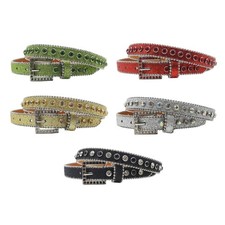 Grunge Waist Belt Chain Heavy Duty Rhinestones Belly Chain for Casual Wear