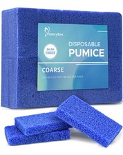Maryton Disposable Foot Scrubber Pumice Pads, 40 Count Pack of 1 , Blue