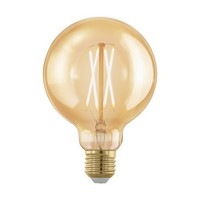 Eglo Led Filament G95 Globe 4W = 30W E27 Gold 320Lm Extra Warmweiß 1700K Dimmbar