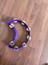 Rhythm Tech Tambourine Purple Made in USA Hand Percussion Instrument EUC
