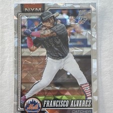Topps 2026 Series 1 Francisco Alvarez Diamanté 75th Anniversary #337 Mets MLB