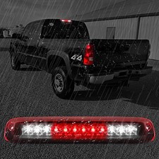 High Mount 3rd Stop Light Compatible with Chevrolet Silverado GMC Sierra Red