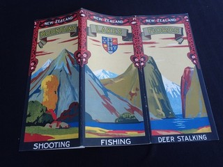 1926 New Zealand Fiords Lakes Mountains Fjords shooting fishing deer stalking#36