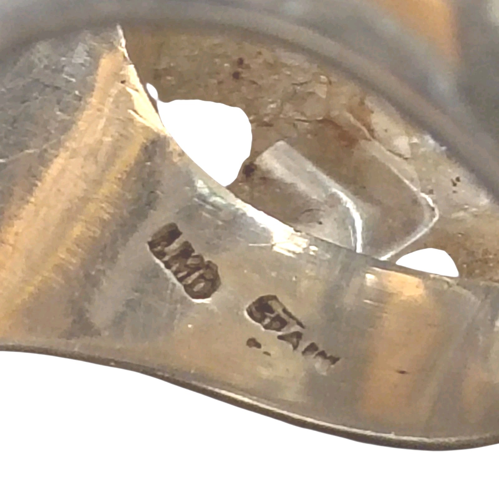 Abstract Moss Agate Rectangular Sterling Silver L… - image 5