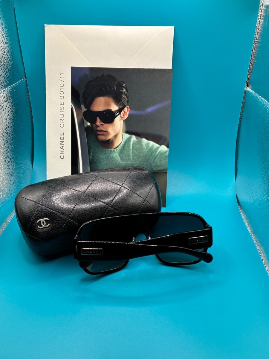 Extremely Rare 11C A40869 CHANEL mens black sunglasses Karl