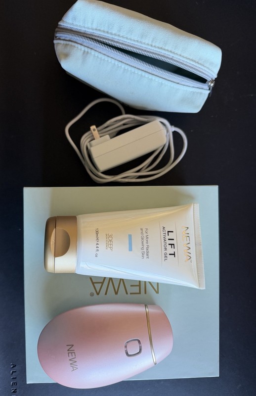 NEWA Lift RF Facial Beauty Device Pink Corded Version