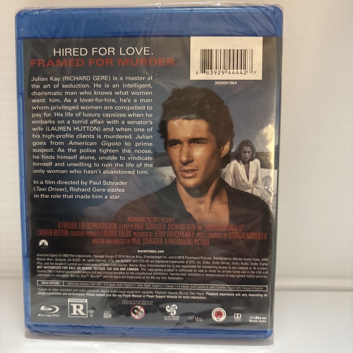 American Gigolo (Blu-ray Disc, 2016) for sale online | eBay