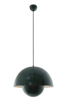 Domoletti Pendelleuchte Van D40 Schwarz Metall E27 40W Wohnzimmer KüChe