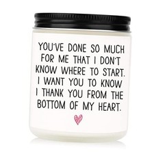 Thank You Gifts for Women, Thank You Candle- Handmade Lavender Natural Soy