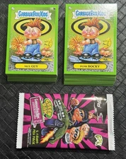 2024 Topps GPK Green Day Garbage Pail 100-Card Green Parallel Set 1a-50a, 1b-50b