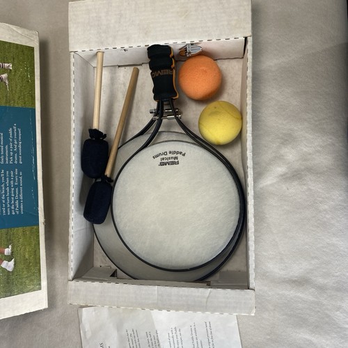 "Tambores de pádel musicales REMO de colección juego de 8""/10"" caja original mazos bolas" - Imagen 2 de 6
