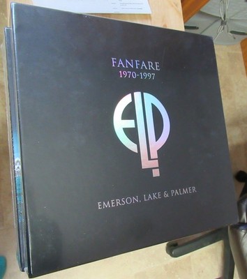 NEW EMERSON LAKE & PALMER FANFARE 1970-1997 LIMITED ED. NUMBERED 656/3000 BOXED