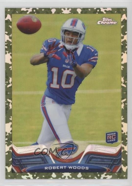 2013 Topps Chrome Military Refractor 125/499 Robert Woods #3 0g46