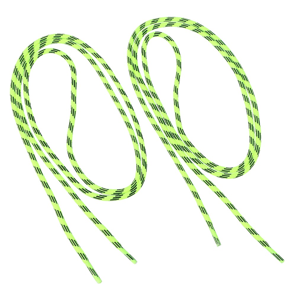 APL 2 PEZZI Lacci per Scarpe Alta Densità Spessi Tondi Piatti per Sneakers Nero