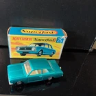 Vintage Lesney Matchbox Superfast #25 BLUE FORD CORTINA GT Original Box COMPLETE