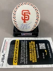 SAN FRANCISCO GIANTS- LOGAN WEBB AUTOGRAPH MLB TEAM LOGO BASEBALL JSA CL61509