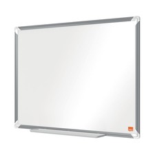 Image of Nobo Premium Plus Melamine Presentation School Whiteboard 1200x900mm 1915168