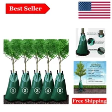 Eco-Friendly 20 Gallon Drip Irrigation Bags for Trees - Heavy Duty PVC, 5 Pack